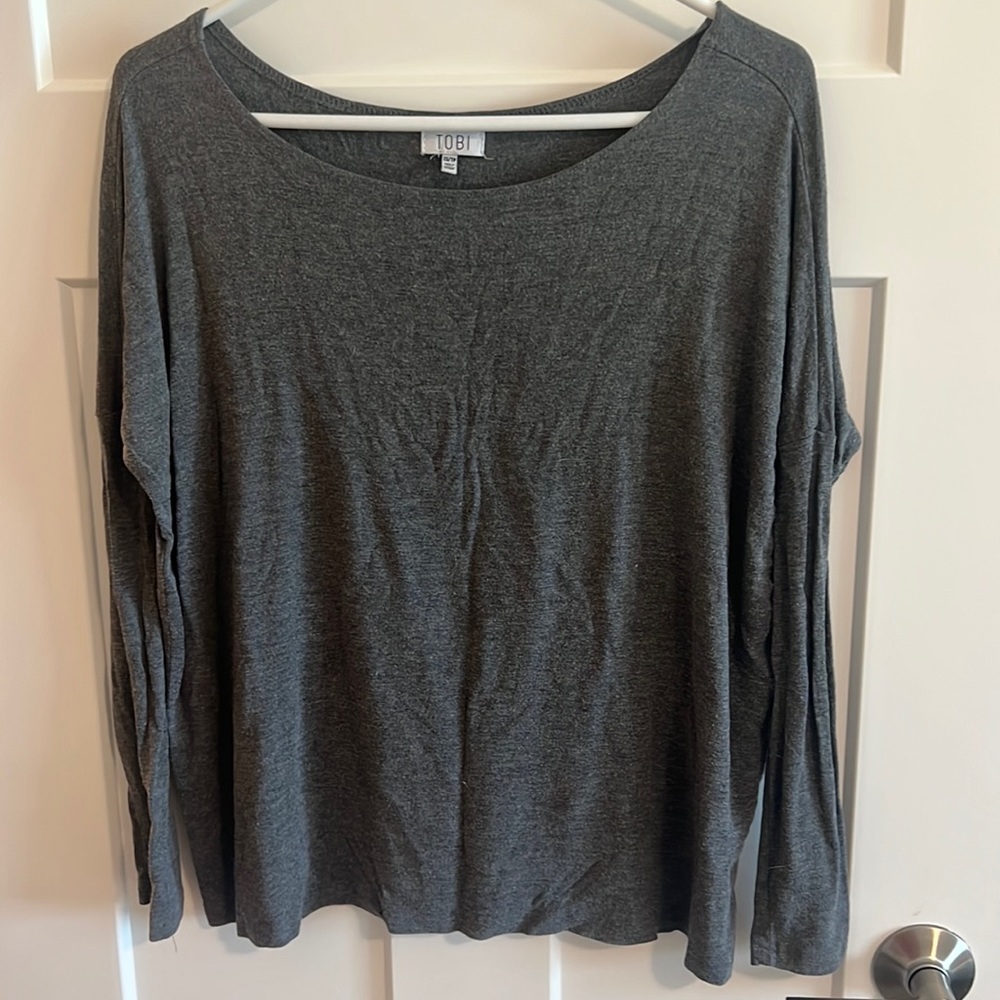 S Grey long sleeved Tobi shirt